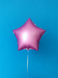 Balão - Estrela Rosa Fosca