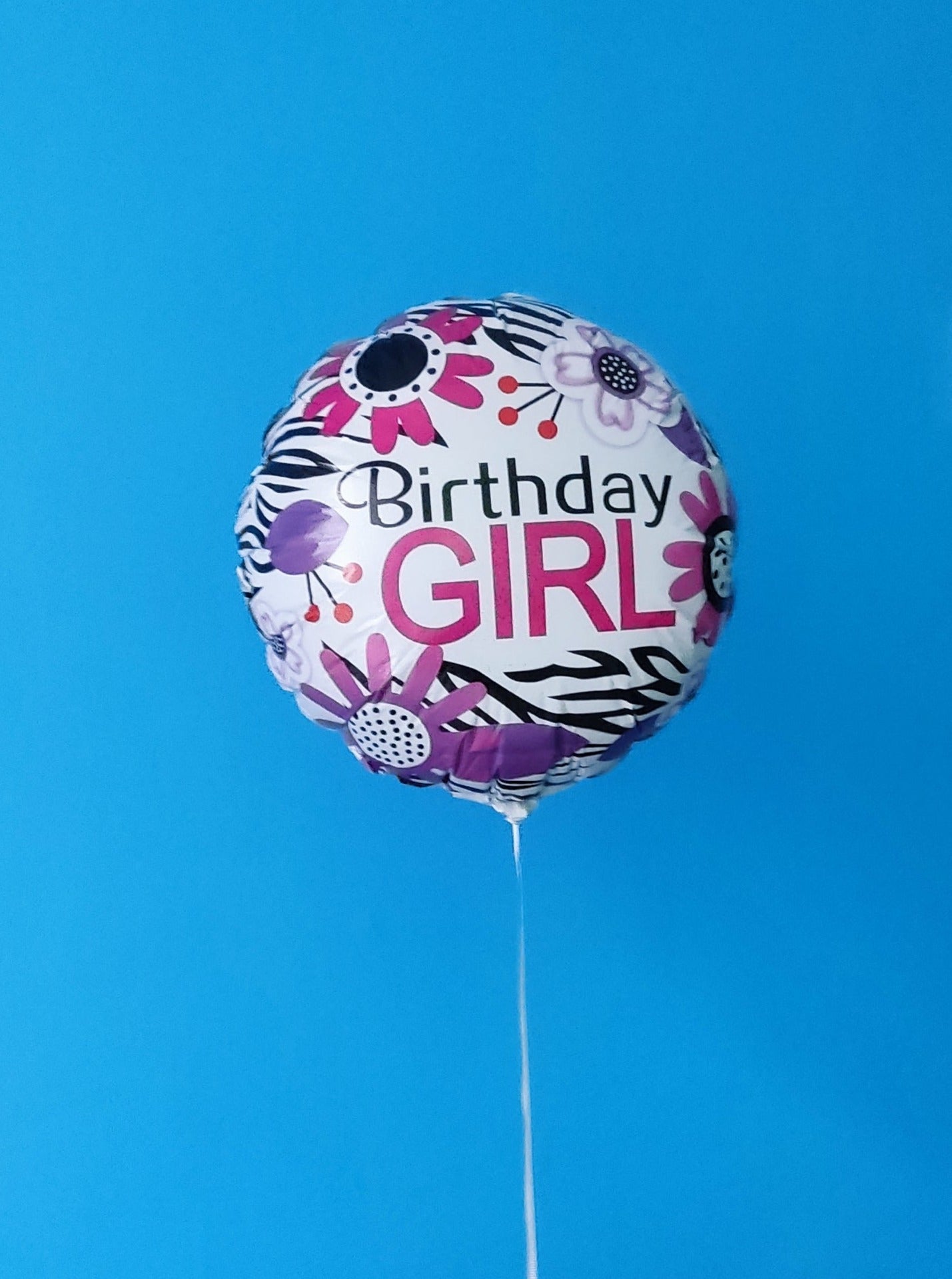 Balão - Redondo Happy Birthday Girl