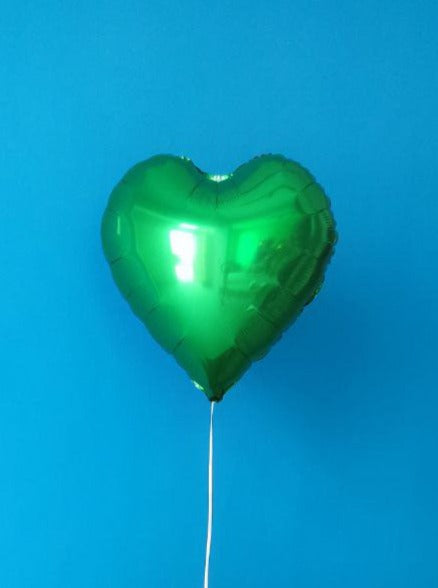 Balão - Coração Verde