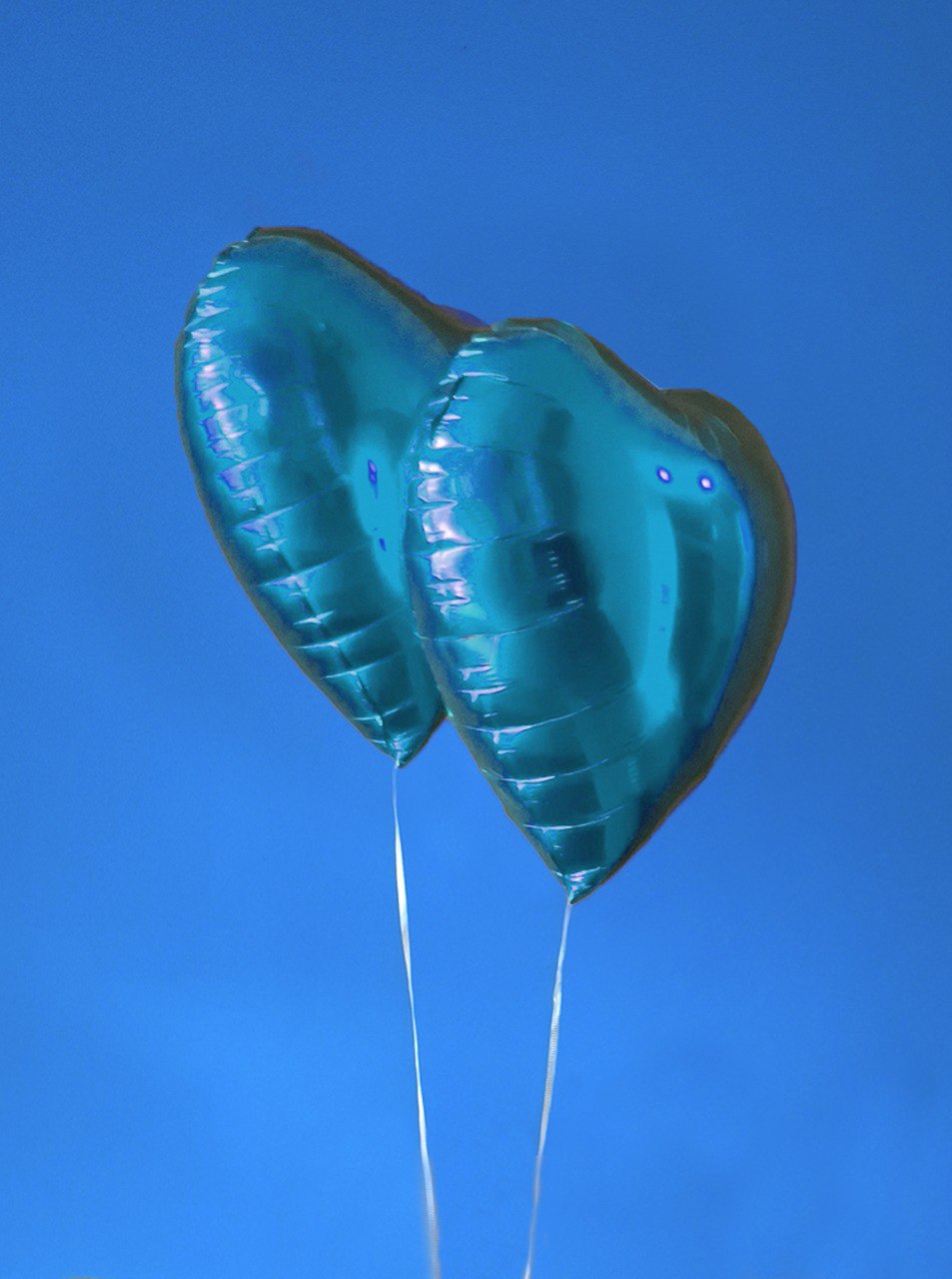 Caixa - 2 Balões Azul